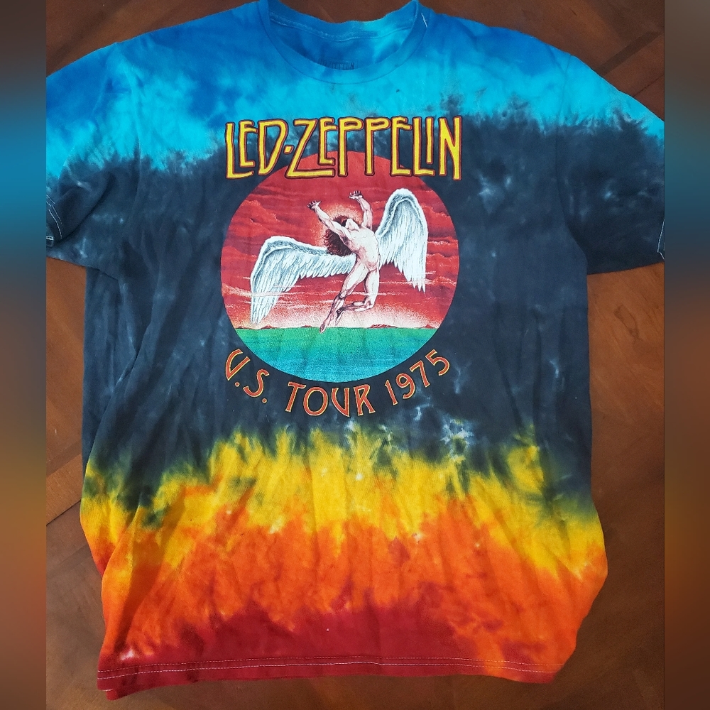 Led Zeppelin, tie-die tee